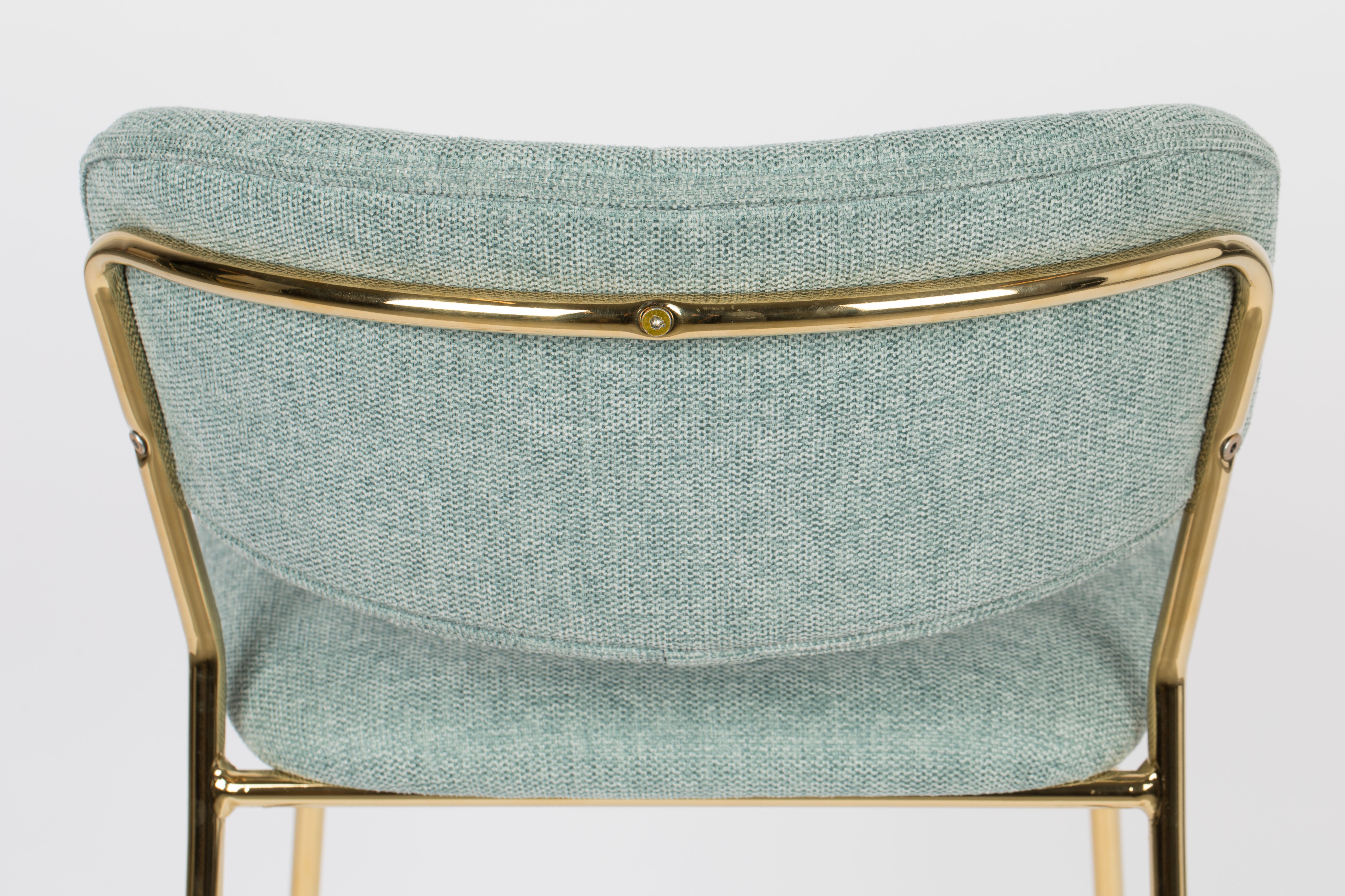 Counter Stool Jolien Gold/Light Green